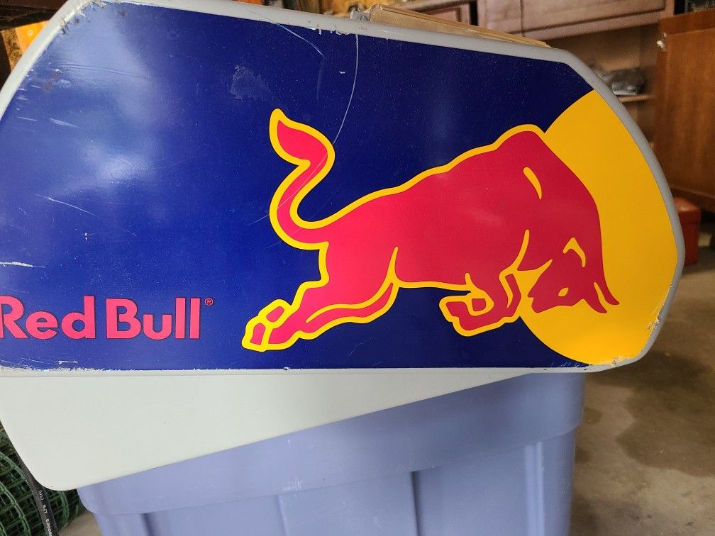 Red bull refrigerator - holds 16 cans