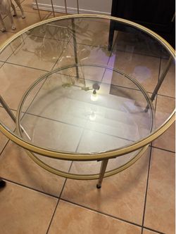 Coffee table , glass