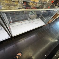 Glass on Black Merchandise Display Cases.