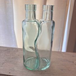 vintage Vetreria Etrusca Oil & Vinegar Bottles