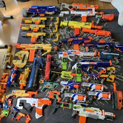 HUGE Nerf Gun Lot