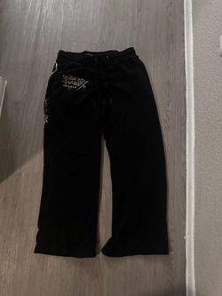 Ed Hardy Black Sweatpants
