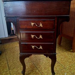 Antique Desk On Rollers
