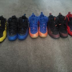 Nike Foamposites $70 Each.  All Size 5 And 6