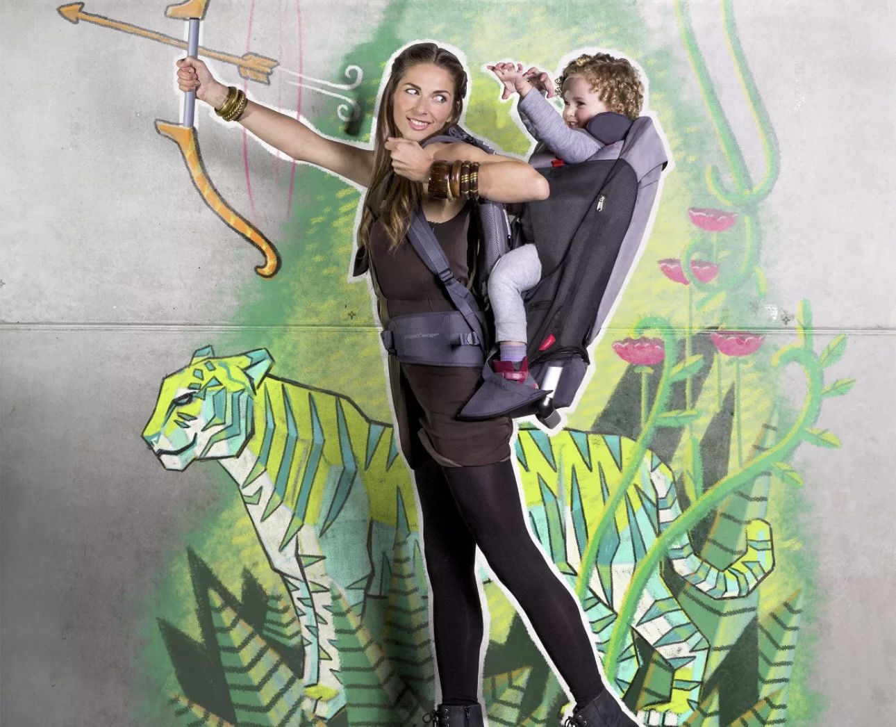 Phil&teds Escape Backpack Baby Carrier in Charcoal