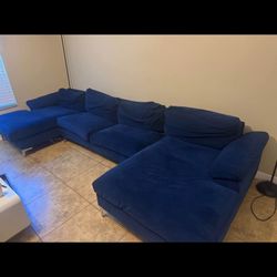 Blue Sofa Couch