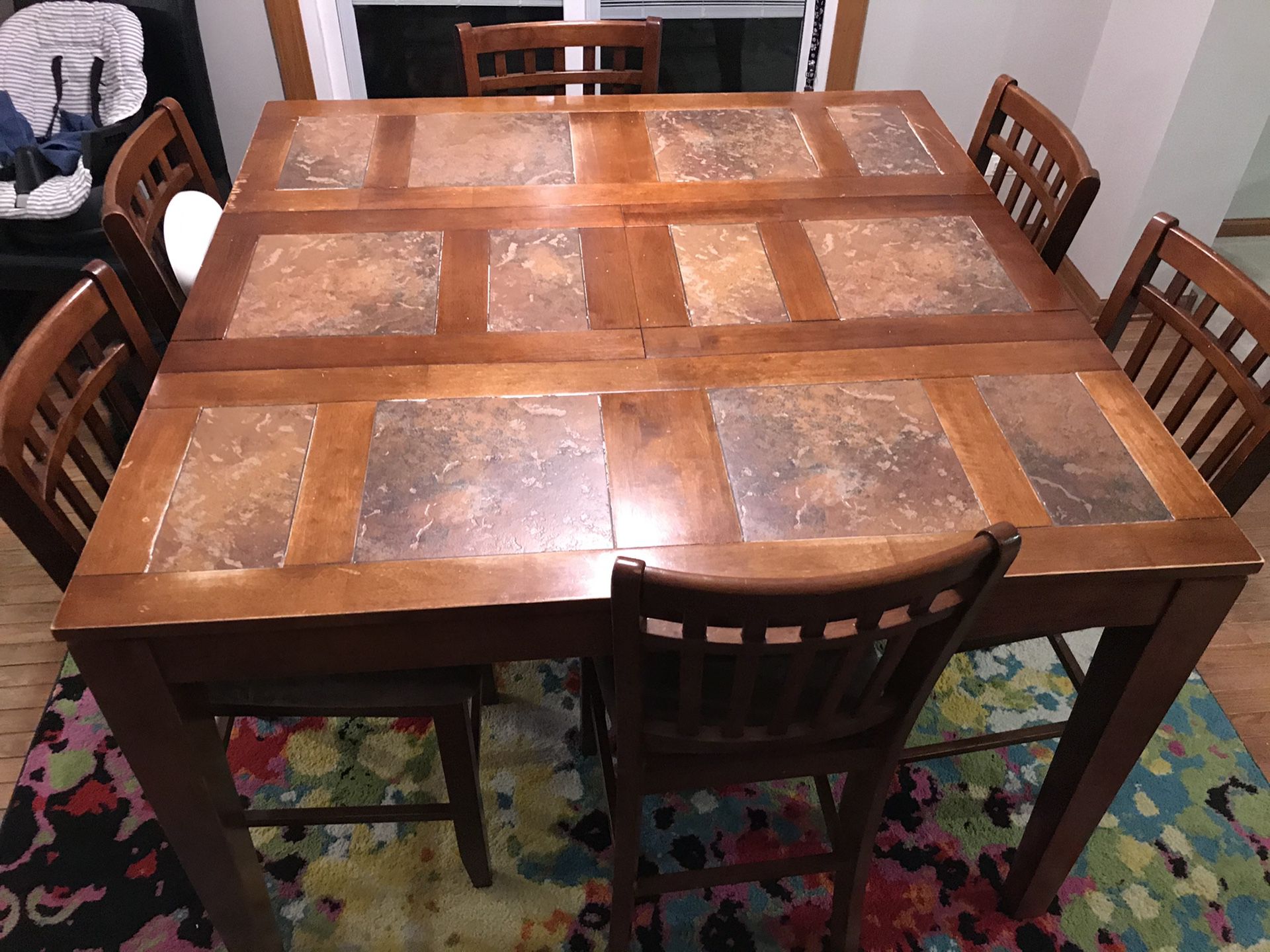 **FREE-MUST GET TODAY**Counter height table and 6 chair set