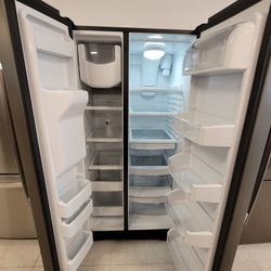 Side By Side Door Refrigerator And French Door Refrigerator Used In Good Condition With 90days Warranty From $799 Up To $1750