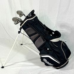 TaylorMade ICW11 RH Iron Set 3-PW SW Golf Clubs Stiff Flex + TaylorMade Stand Bag
