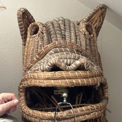 Rare Lake Titicaca Reed Boat Head