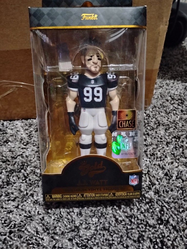 J.J Watt Funko Gold Action Figure Chase 
