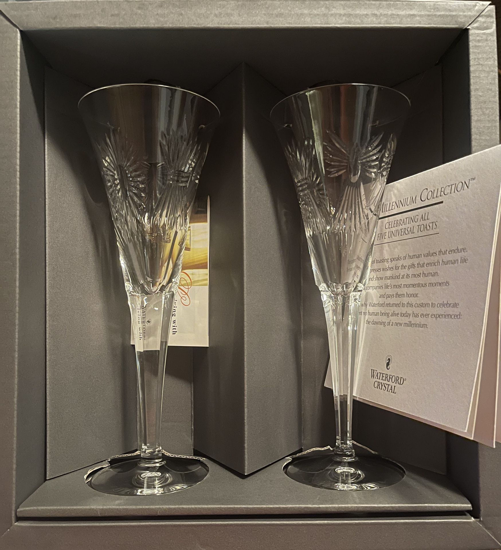 Waterford Crystal Toasting Flutes 