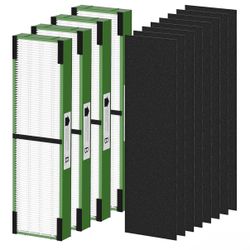 Petox 4 Pack FLT4825VO HEPA Toxin Clear Filter B Replacement Compatible with G-Guardian AC4825 AC4825E AC4825W AC4300 AC4800 AC4850 AC4900 Air Purifie