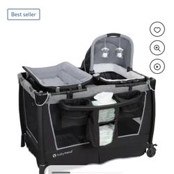 Baby Trend Simply Smart Nursery Center Playard with Bassinet And Changing Table