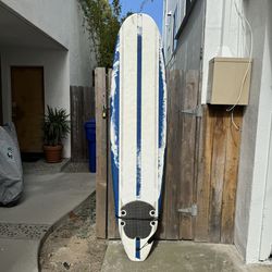 8’ Wavestorm Beginner Surfboard w/ fins and leash included