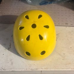 Yellow Bicycle Helmet