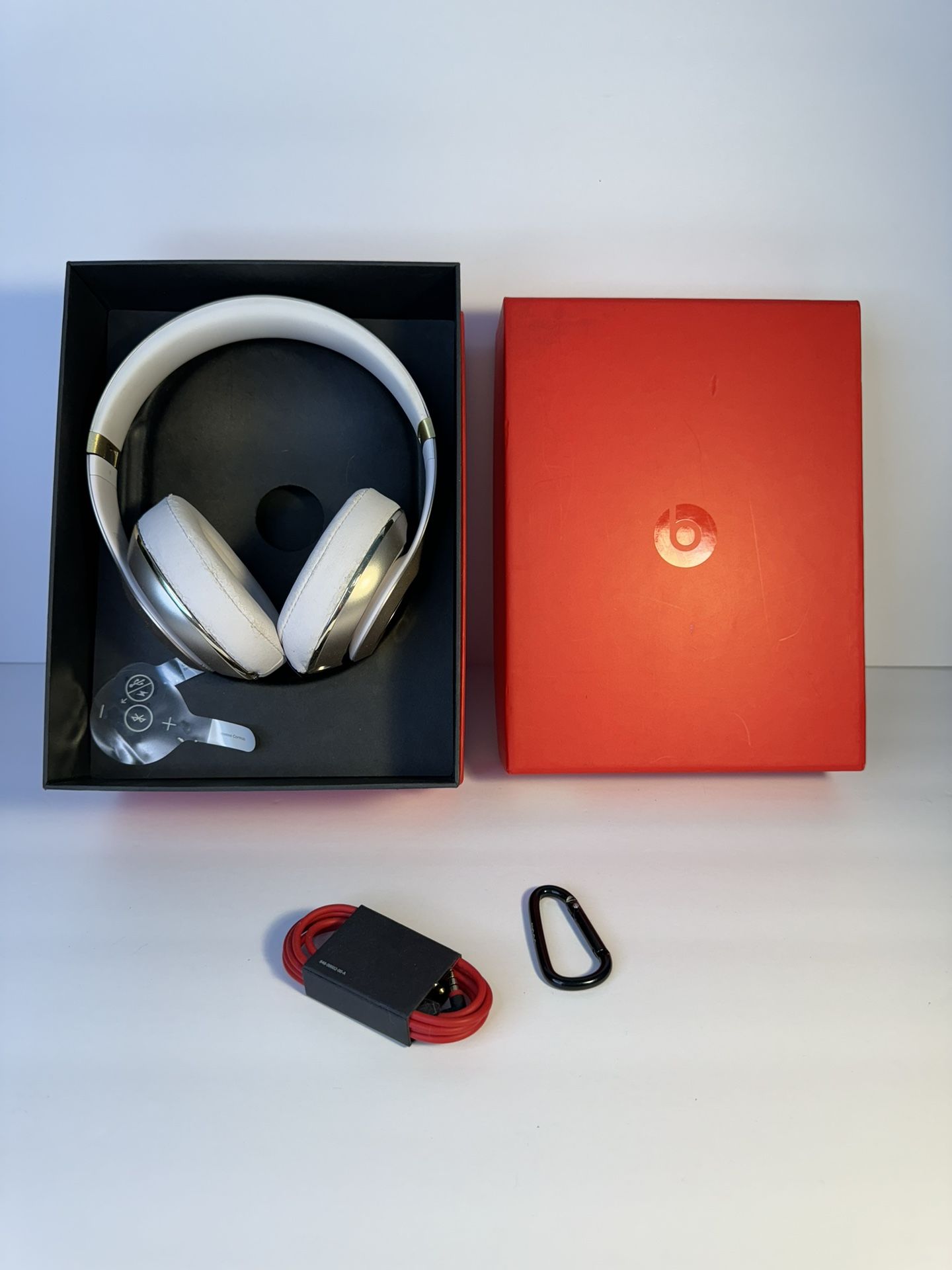 BEATS STUDIO 2.0 WIRELESS GOLD BLUETOOTH HEADPHONES B0501 Tested, Perfect Sound