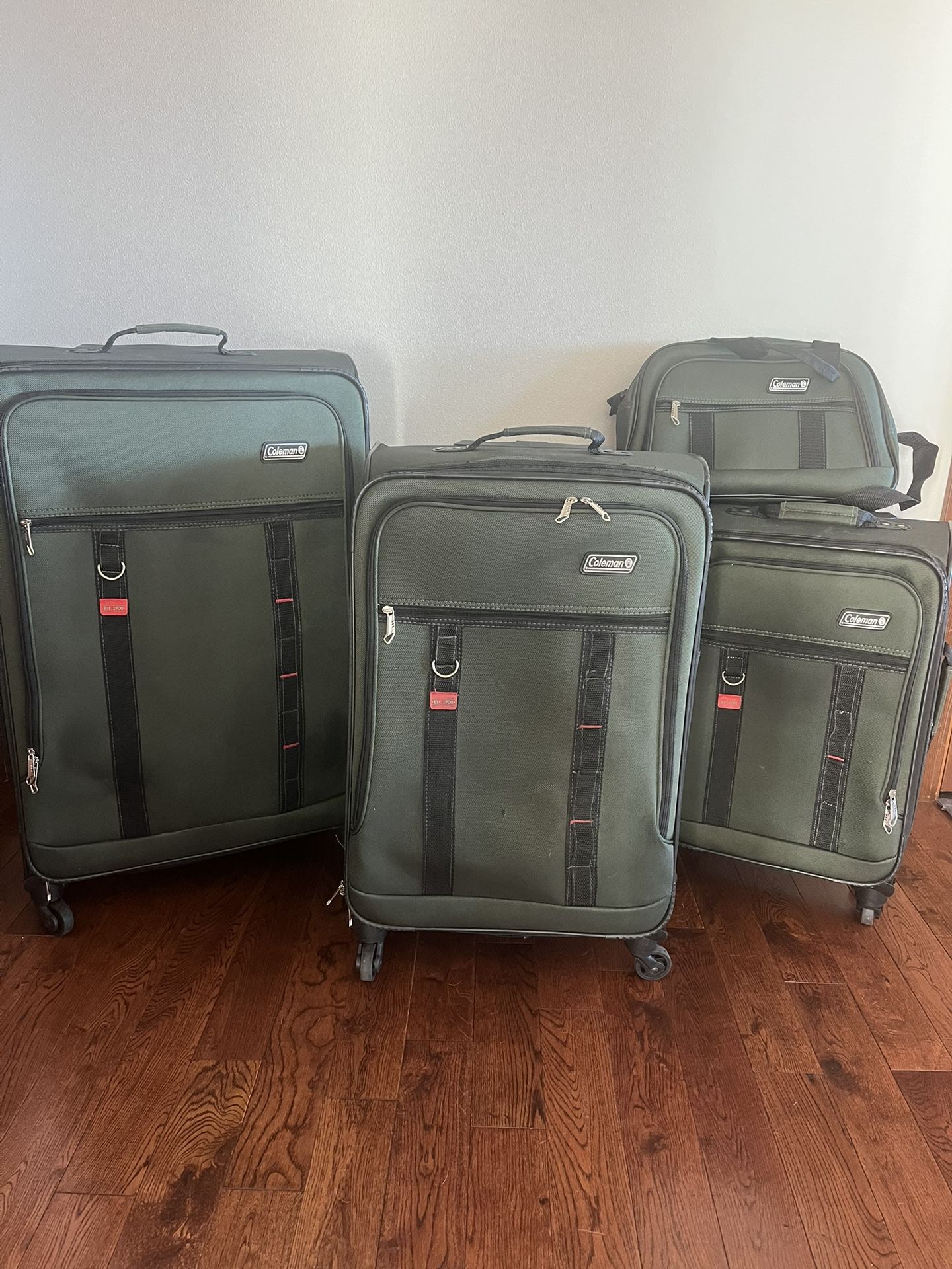 4 Piece Coleman Luggage Set