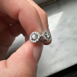 Real diamond earrings (from jewlery store)