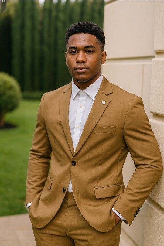 New Exclusive Gold Color Domenico Vacco Suit And Pants.