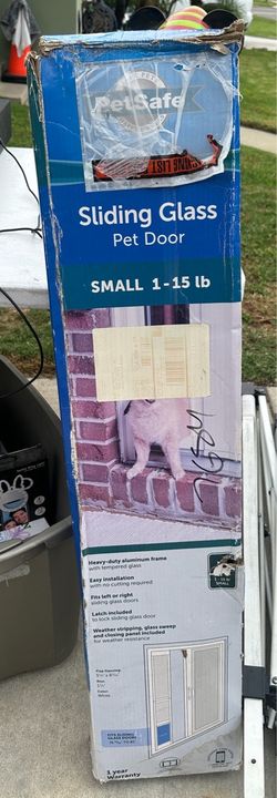 Pet Glass Sliding Door New