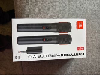 JBL partybox wireless microphones