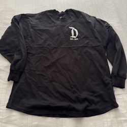 Disneyland Medium Jersey Black Shirt
