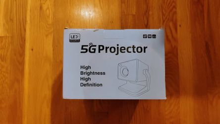 NEW Cshidworld 150" Class FHD LED Projector1080P Native Projector with 4K Support and 180° Rotation