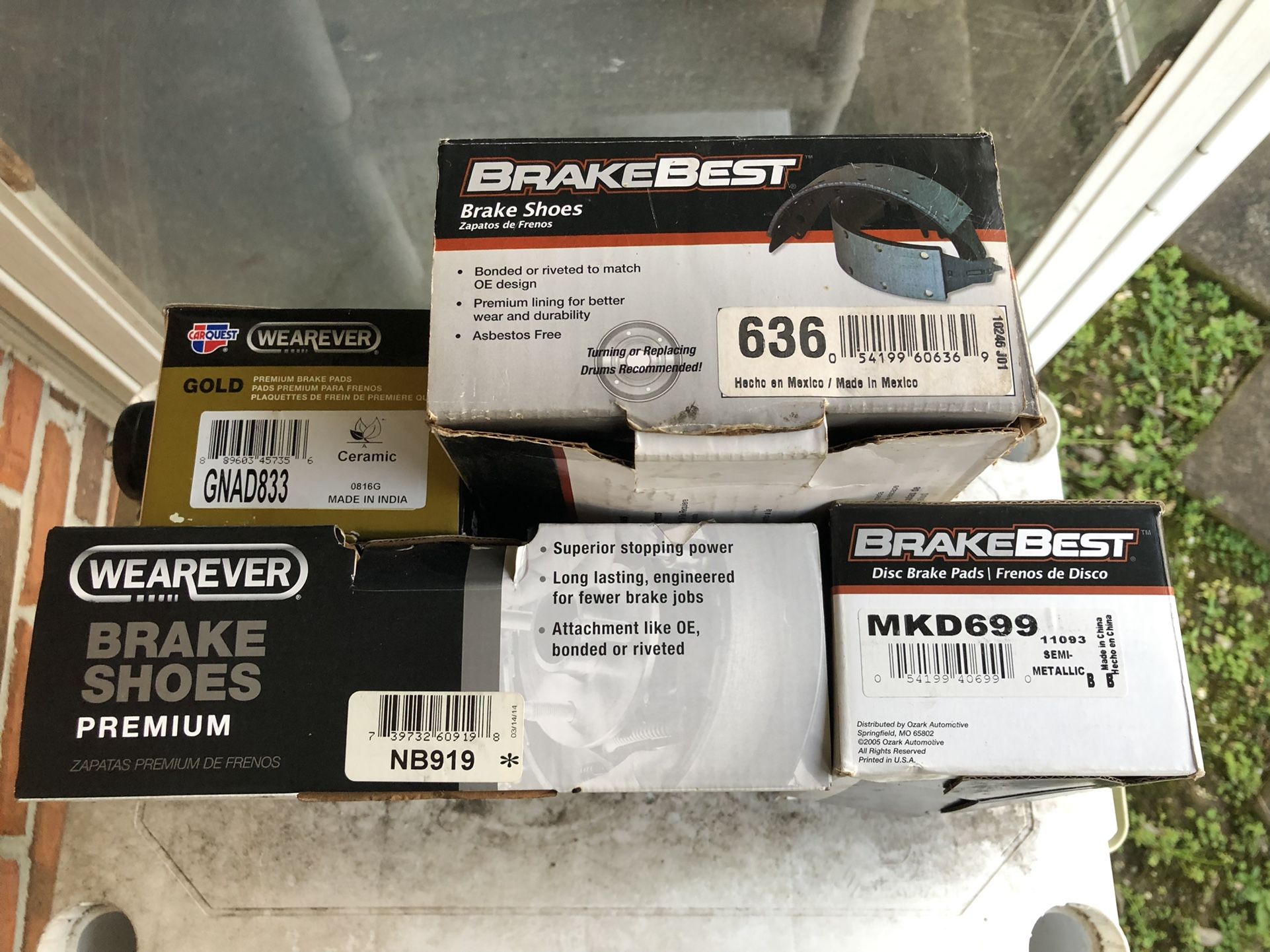 Brake Pads and Shoes