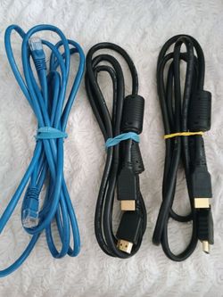 HDMI or cat5 cables