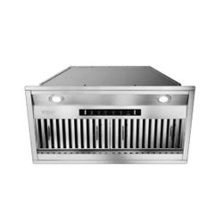 30 in. 900 CFM Convertible Insert Range Hood Stainless Steel with Baffle Filters, LED and Gesture Control