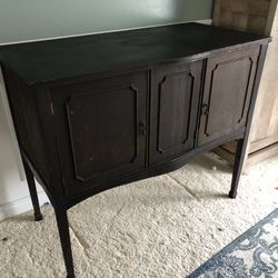 Antique French Record Player In Stunning Cabinet