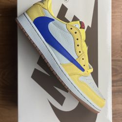 Jordan Retro 1 Low Travis Scott Canary Sp