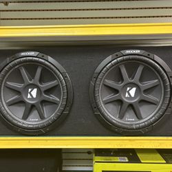Kicker Comp Dual 12” Subwoofer Box 