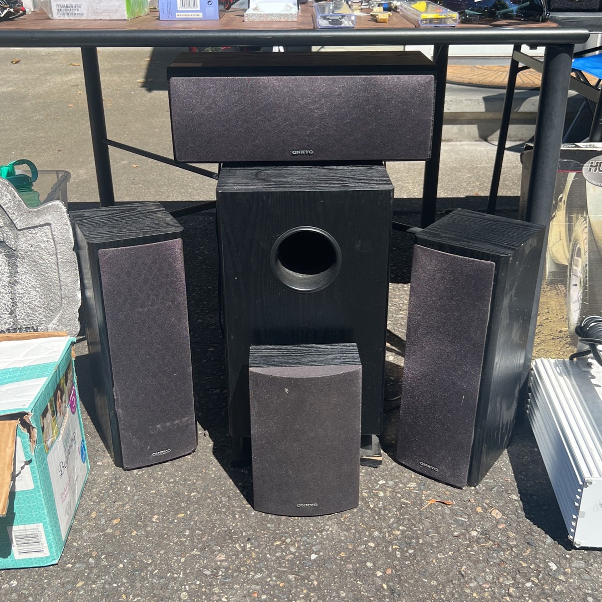 Onkyo Surround Sound Speaker Set - Good Condition!!