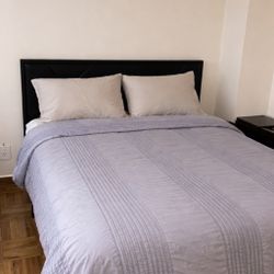 Like New Queen Bed + Frame – Only 4 Months Old