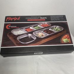 Panini Stainless Steel Condiment Trays