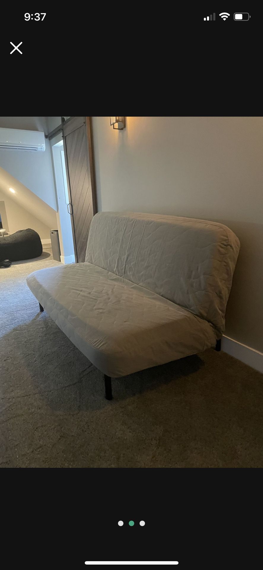 Futon With Couch Base And Cover
