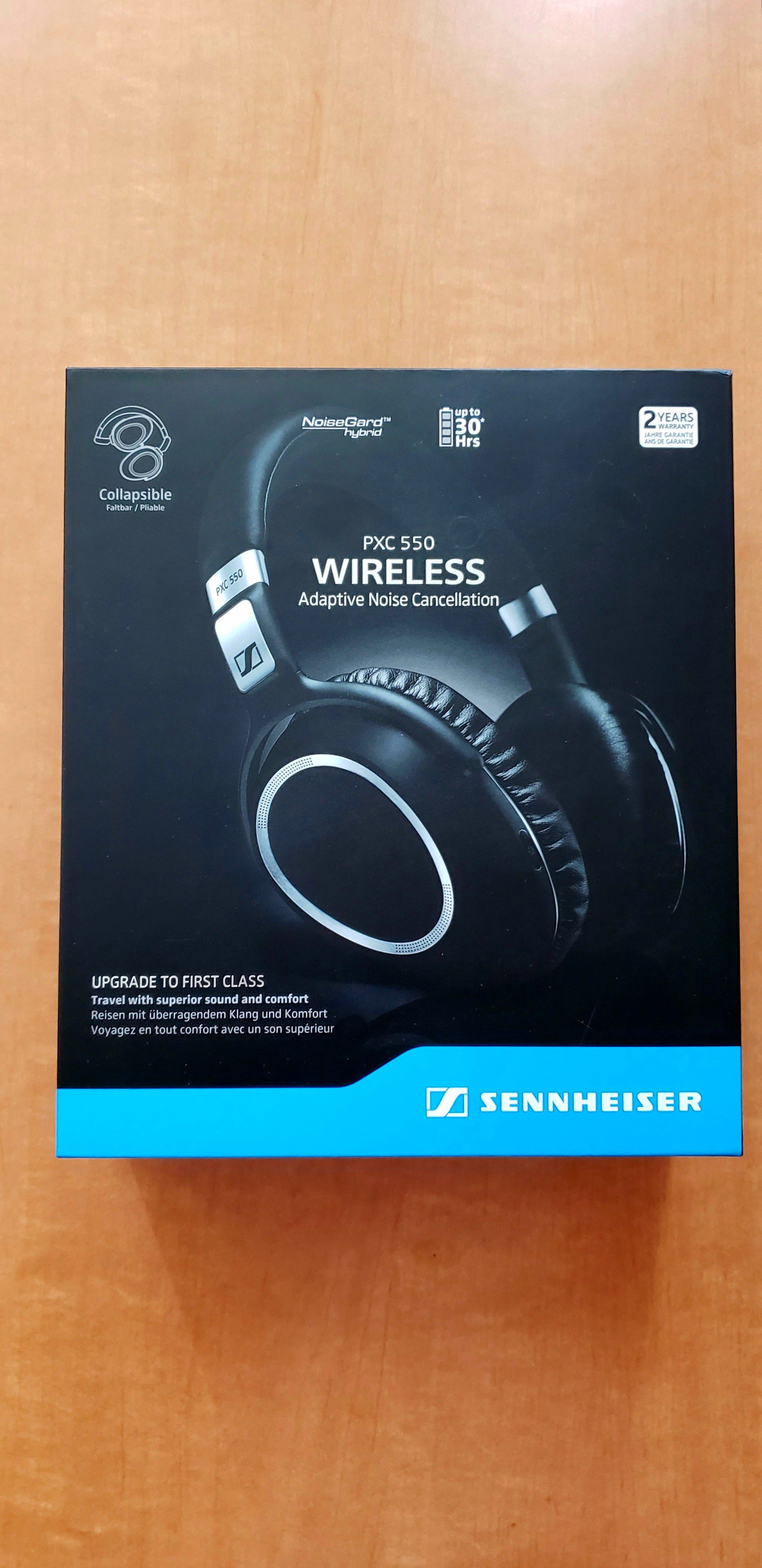 Sennheiser PXC 550 Wireless – NoiseGard Adaptive Noise Cancelling, Bluetooth Headphone with Touch Sensitive Control and 30-Hour Battery Life