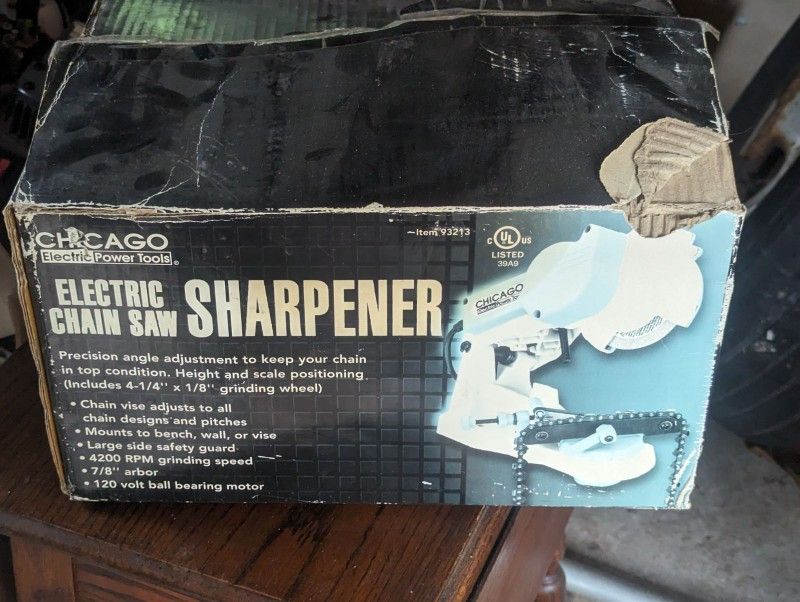 Electric Chain Saw Sharpener