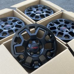 “17 Toyota Tacoma TRD Satin Black rims/Wheels (Exchange available)