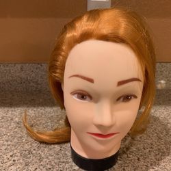 New Mannequin Head with 18” Blonde Hair for Cosmetology