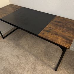 Black And Brown Desk 