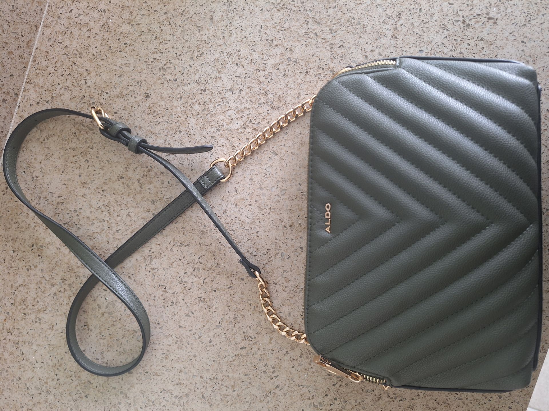 Aldo green crossbody bag