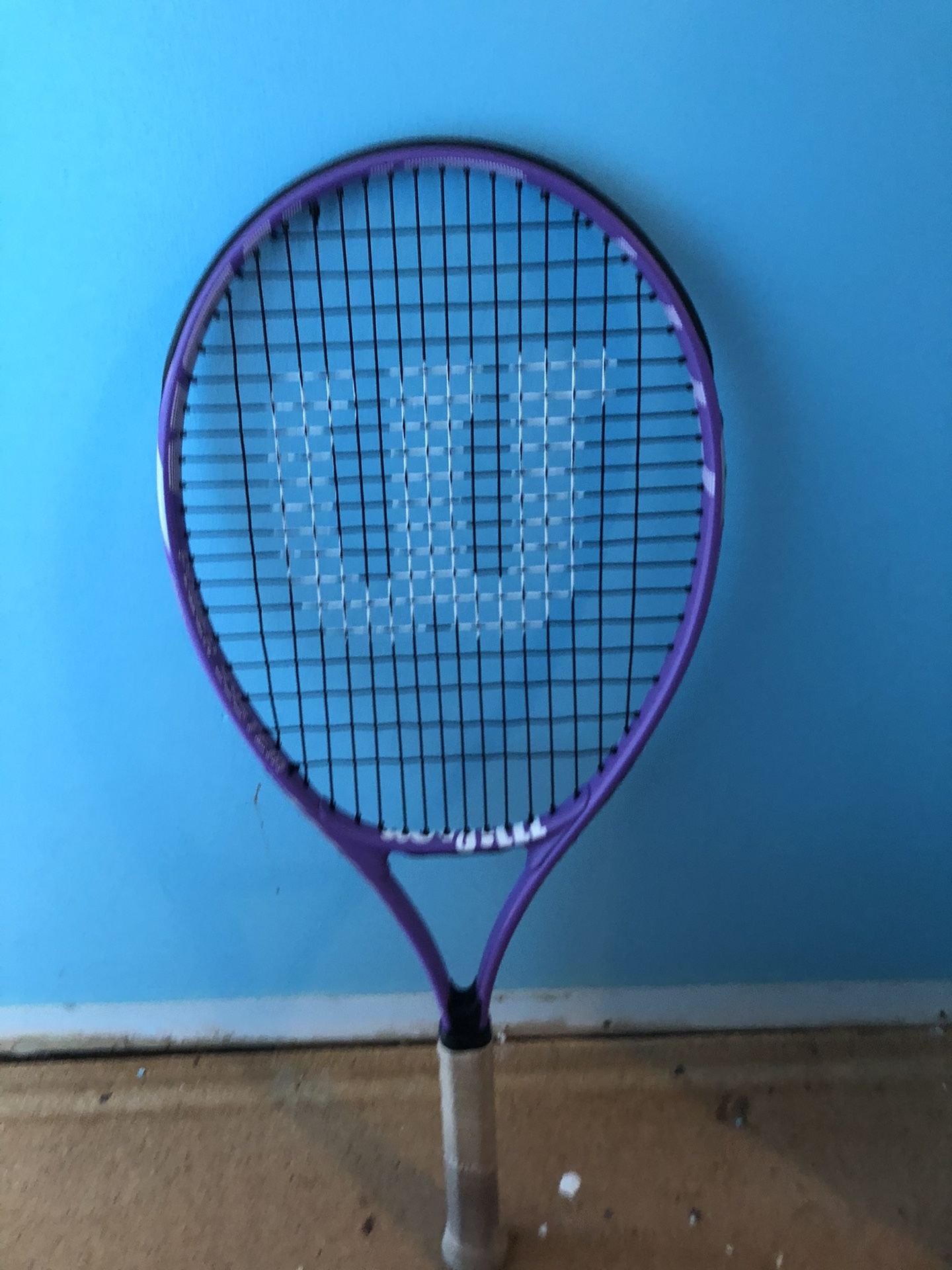 Tennis racket and bag