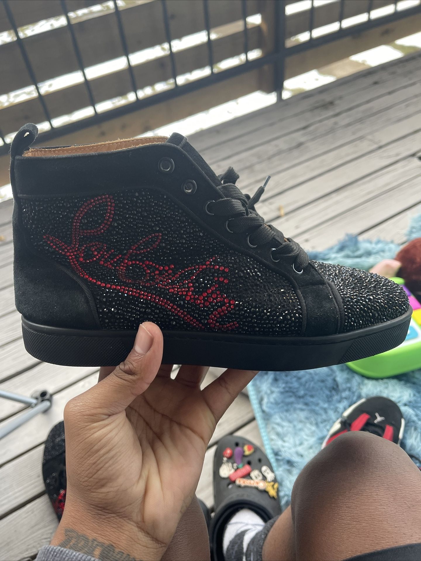 Christian Louboutin Black Louis Red 8