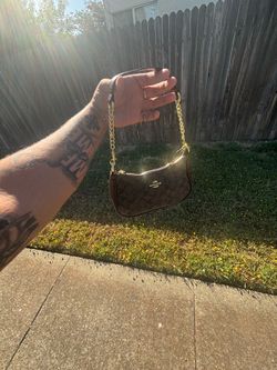 Dark brown purse