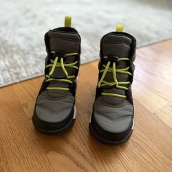 Sorel Boy Kid Winter Boots 13 Size Grey Color 