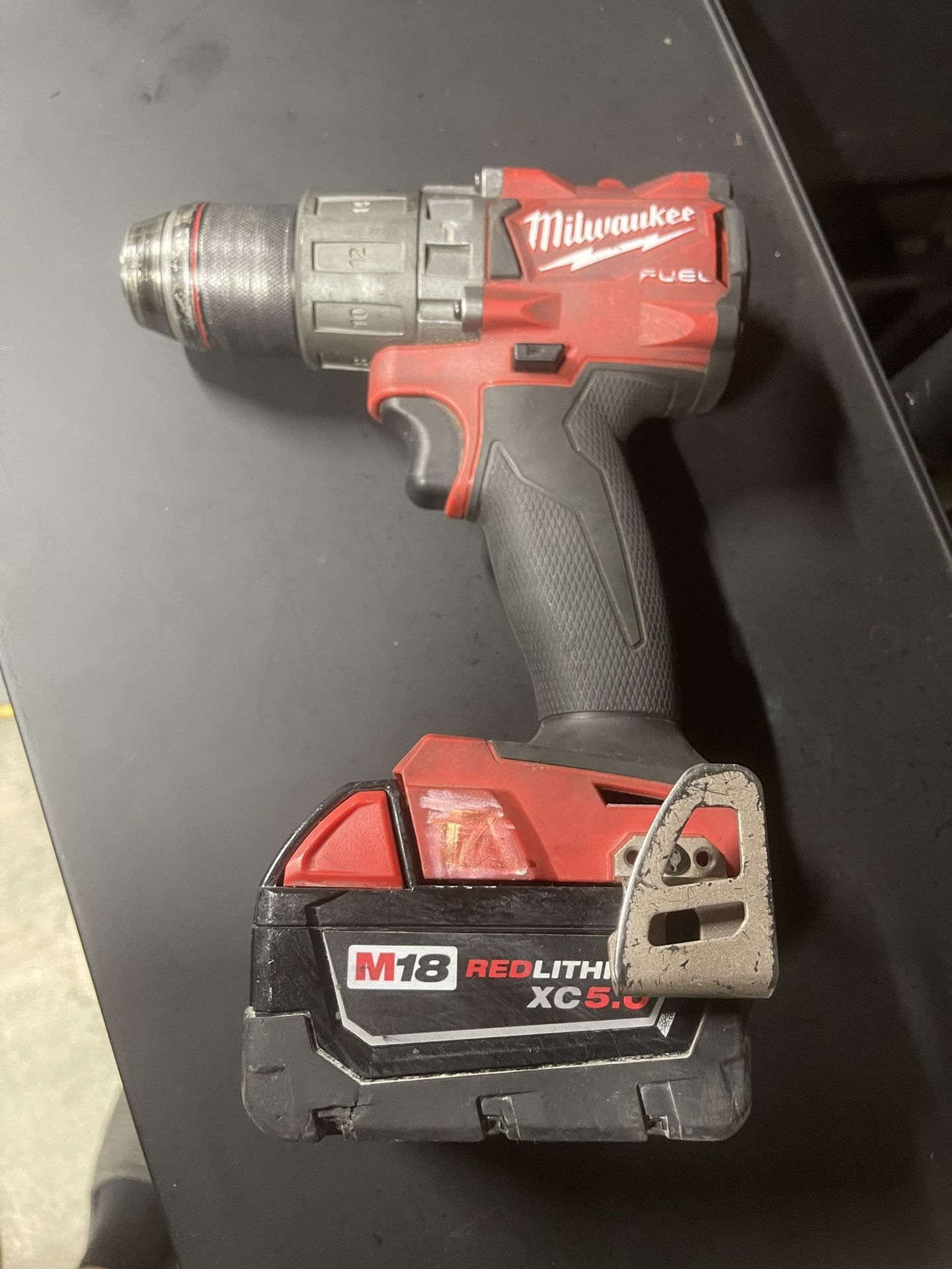 Milwaukee Drill Fuel. With Battery