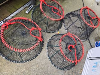 4 Shrimp pot cage trap